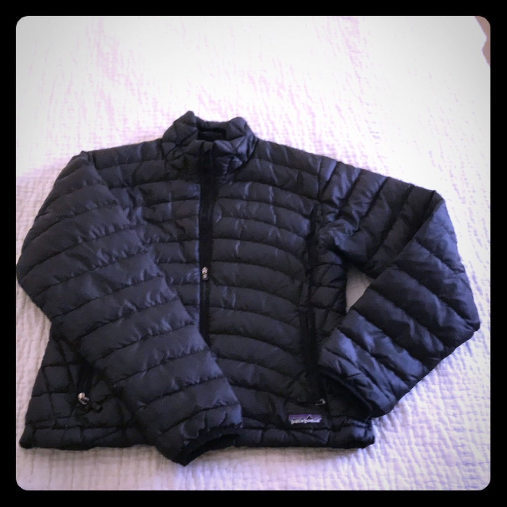 Vintage Patagonia Black Down Jacket - Small
